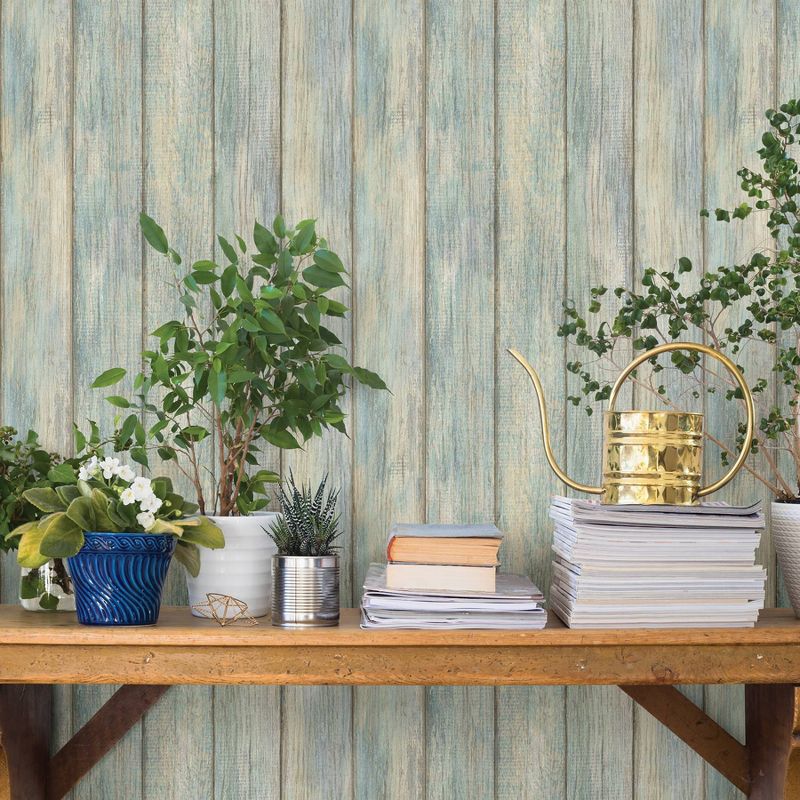 Brewster Nantucket Plank Peel & Stick Wallpaper