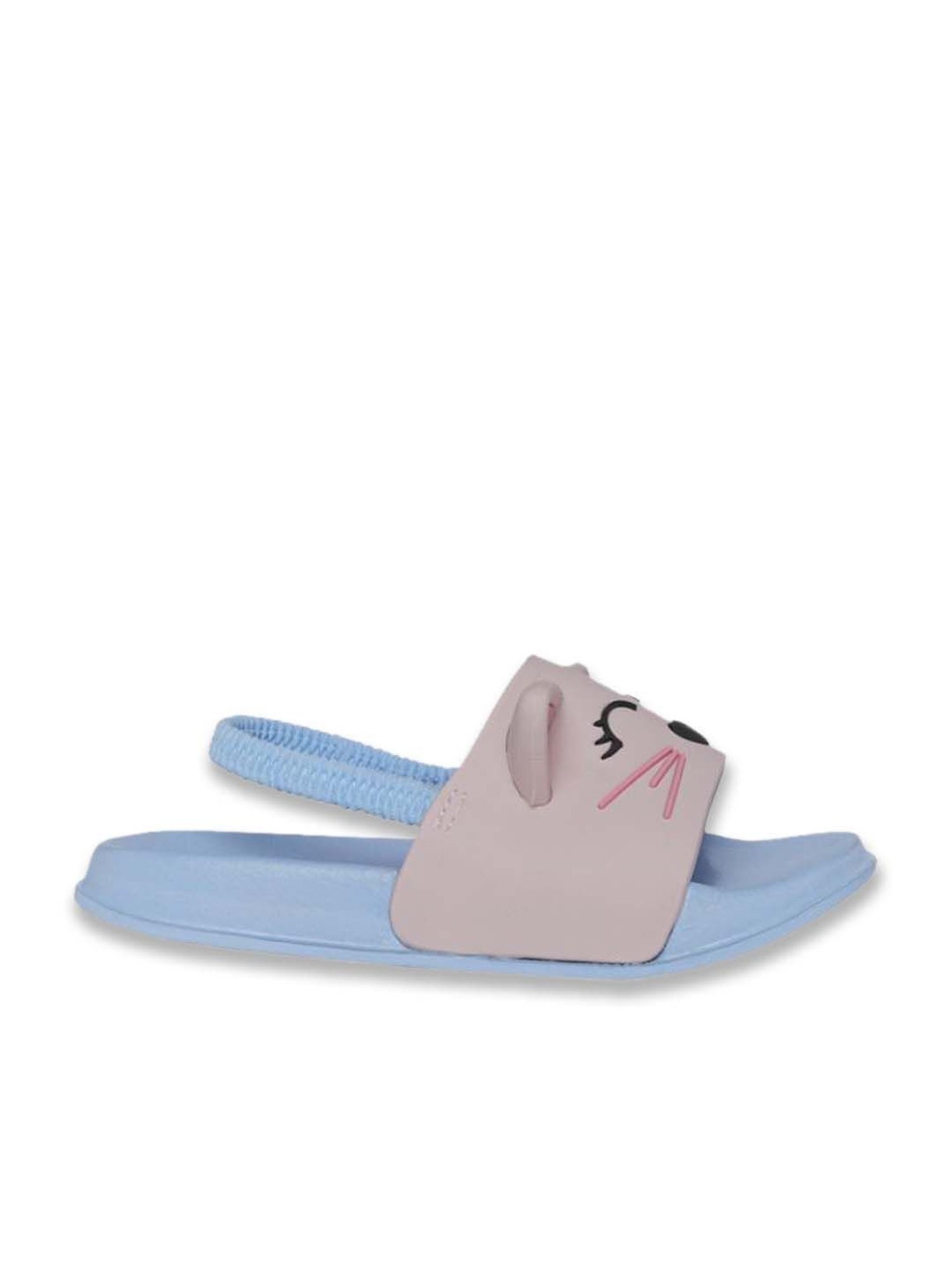 Pantaloons Junior Pink & Blue Back Strap Sandals