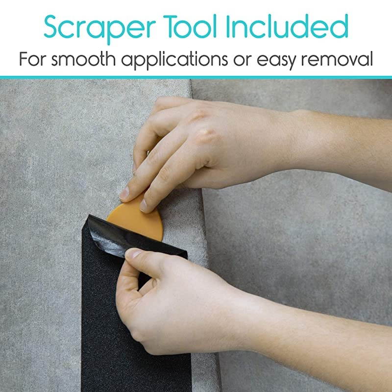 Grip Tape 30 Feet Anti Slip Traction Tread for Indoor and Outdoor Use Heavy Duty Waterproof Stickers for Safety Stairs Deck Steps Non Skid Adhesive for Elderly Seniors Men Women