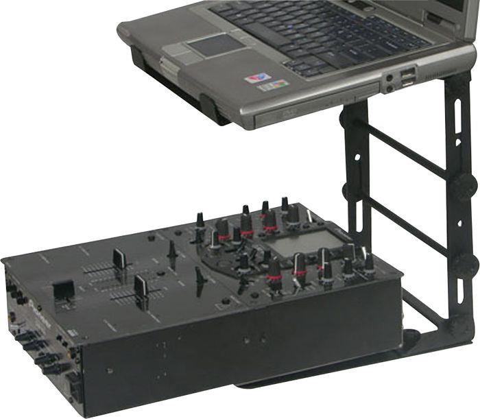 Odyssey LSTANDM Mobile Folding Laptop Stand with Table/Case Clamps