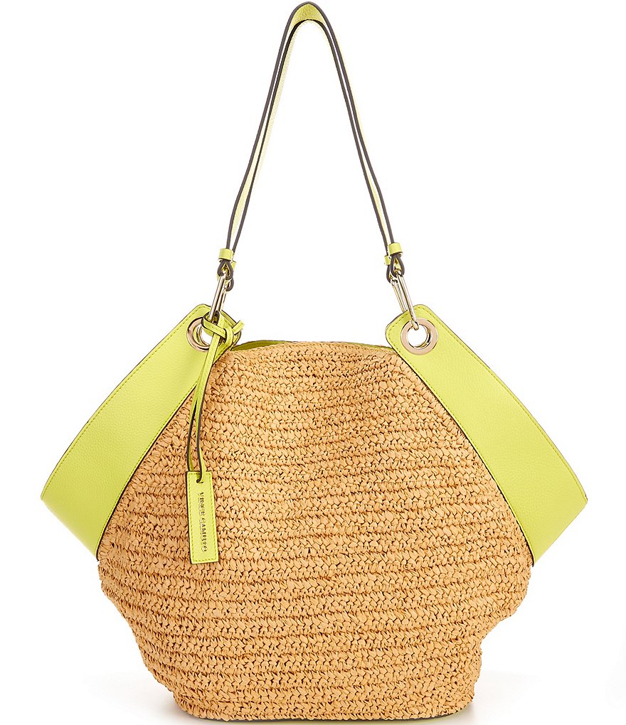 Kurt Geiger London Kensington Llama Straw Basket Bag