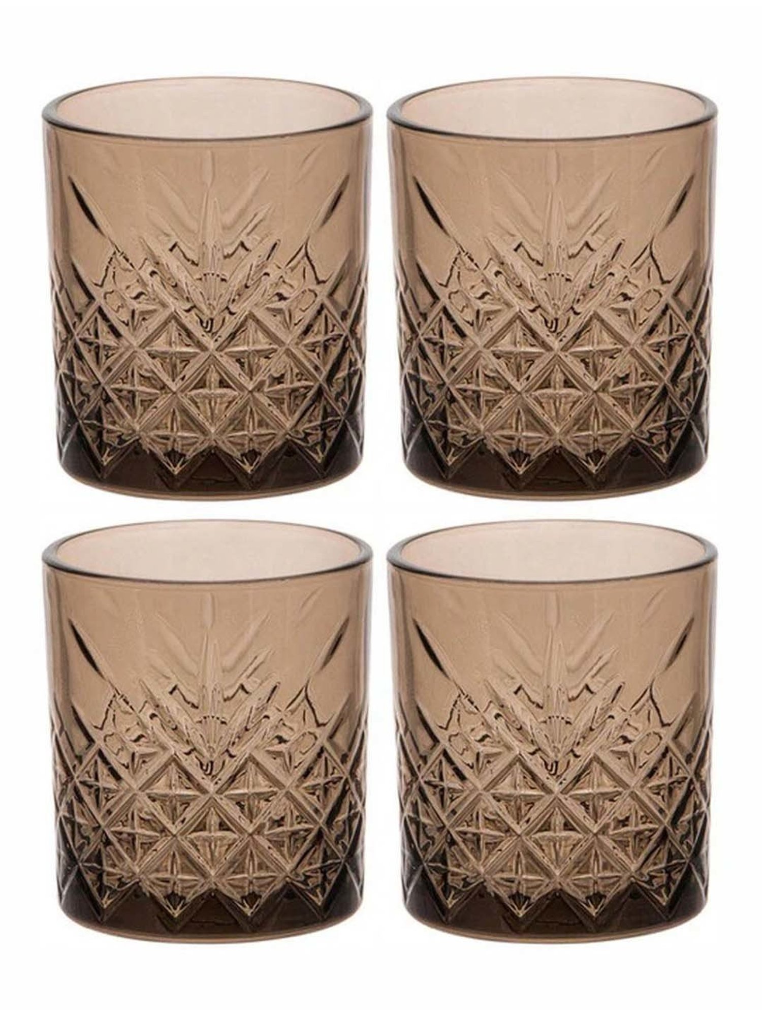 Pasabahce Grey Timeless Whisky Glasses (0.345 L) - Set of 4