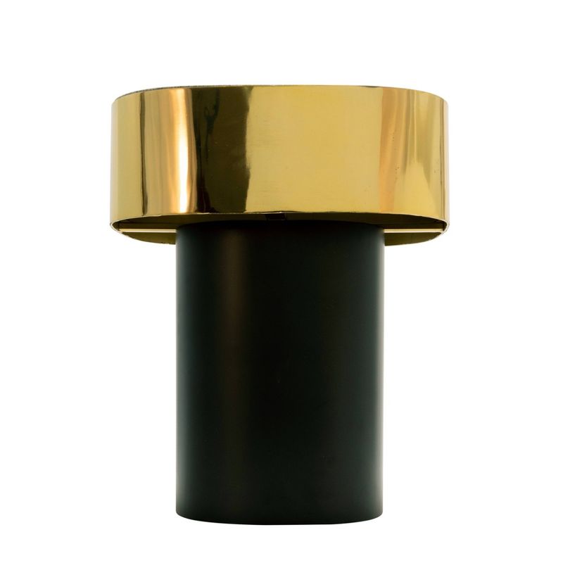 Metal Side Table with Black Marble Gold - Sagebrook Home