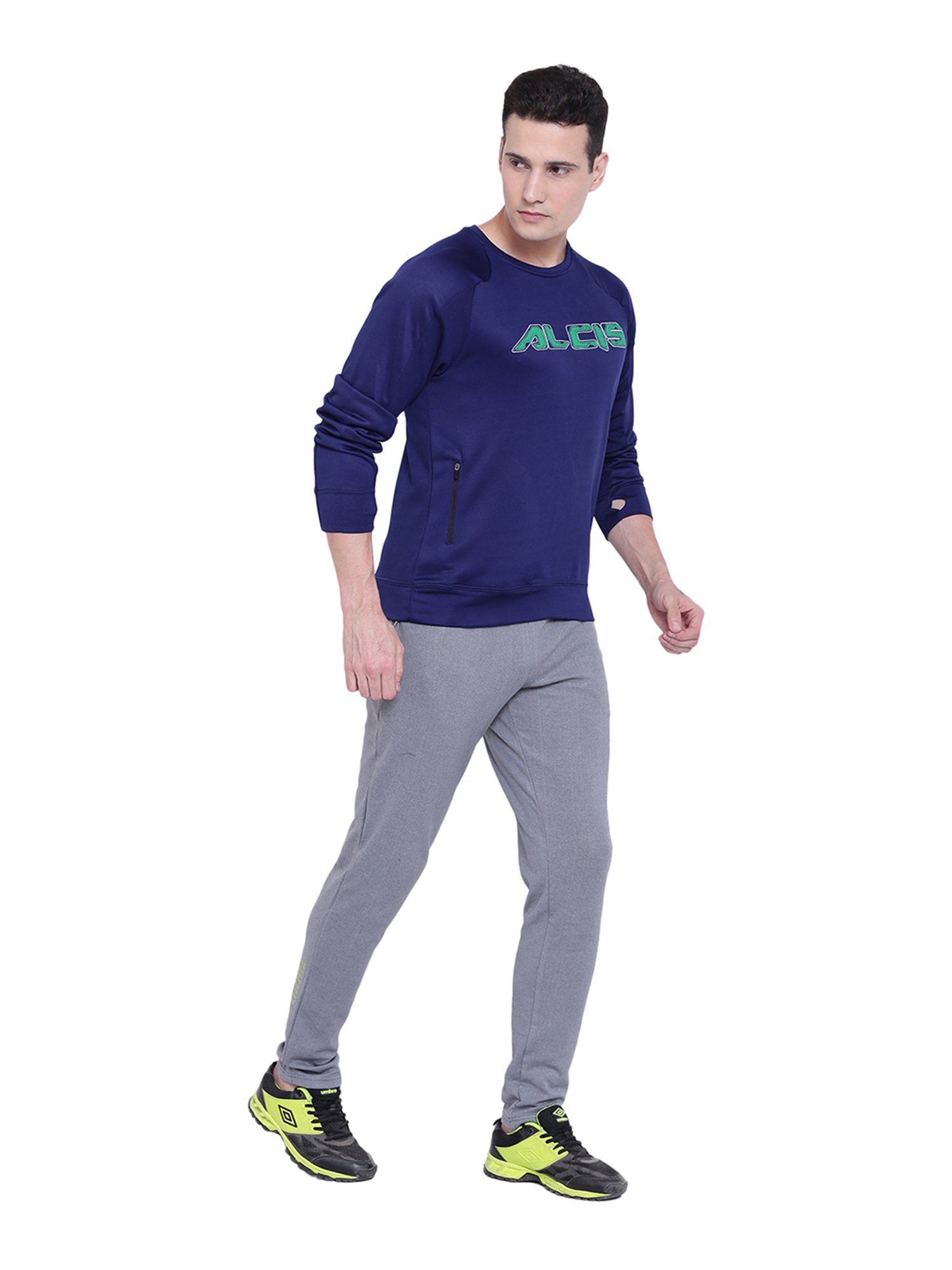 ALCIS Navy Round Neck Sweatshirt