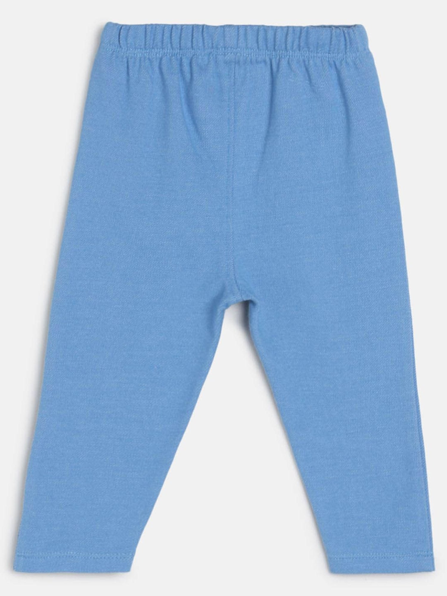MINIKLUB Kids Blue Self Design Jeggings