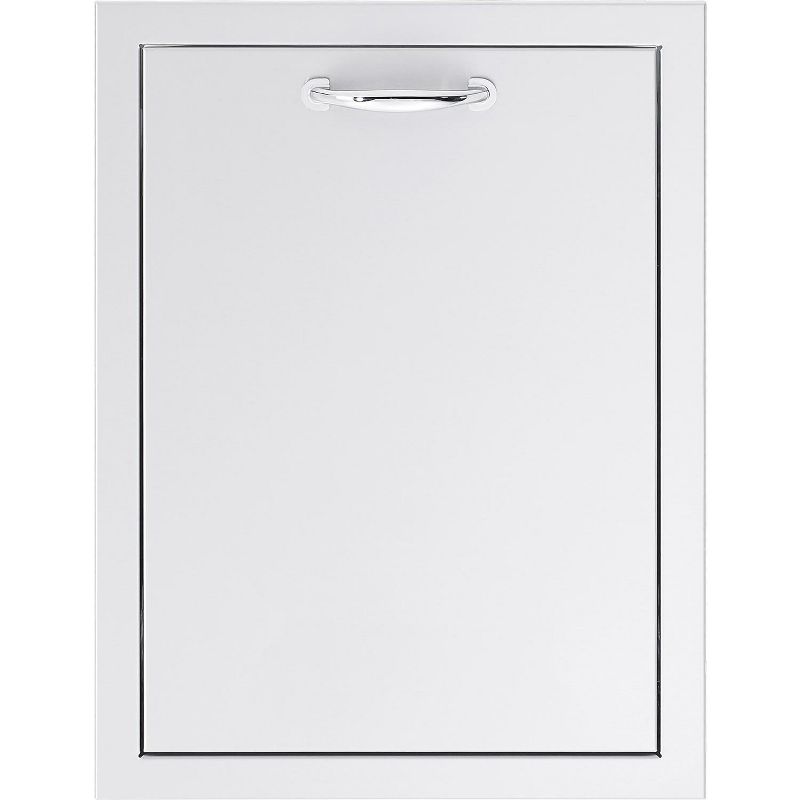 Summerset  24-Inch Roll-Out Stainless Steel Double Trash / Recycling Bin SSTD2-20.