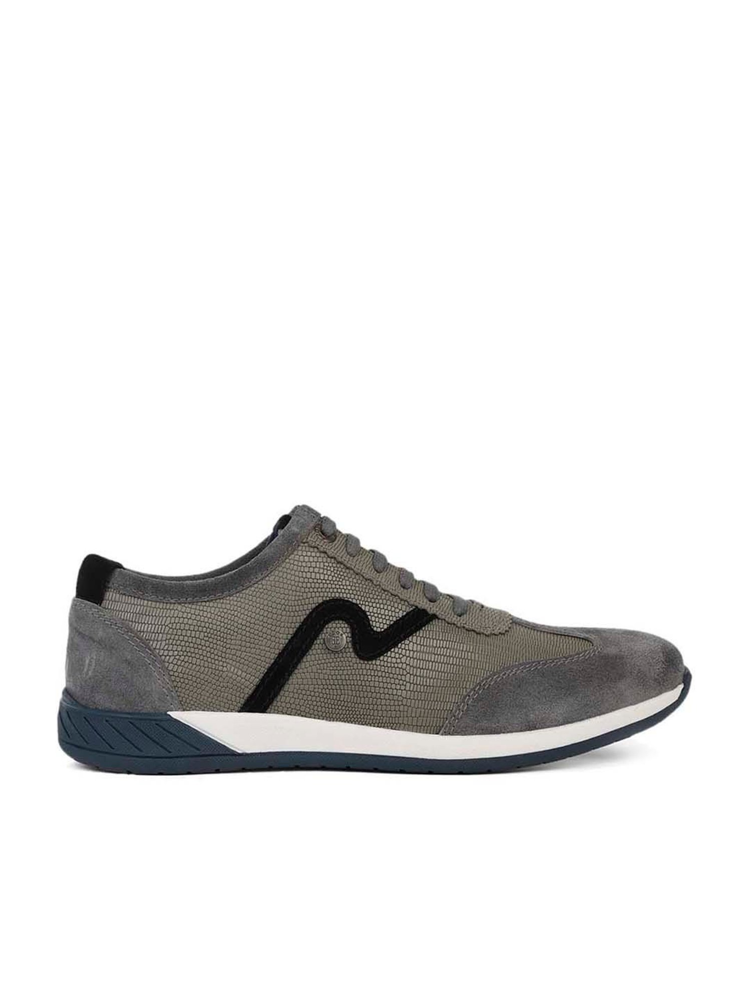 EZOK Men's Slate Grey Casual Sneakers