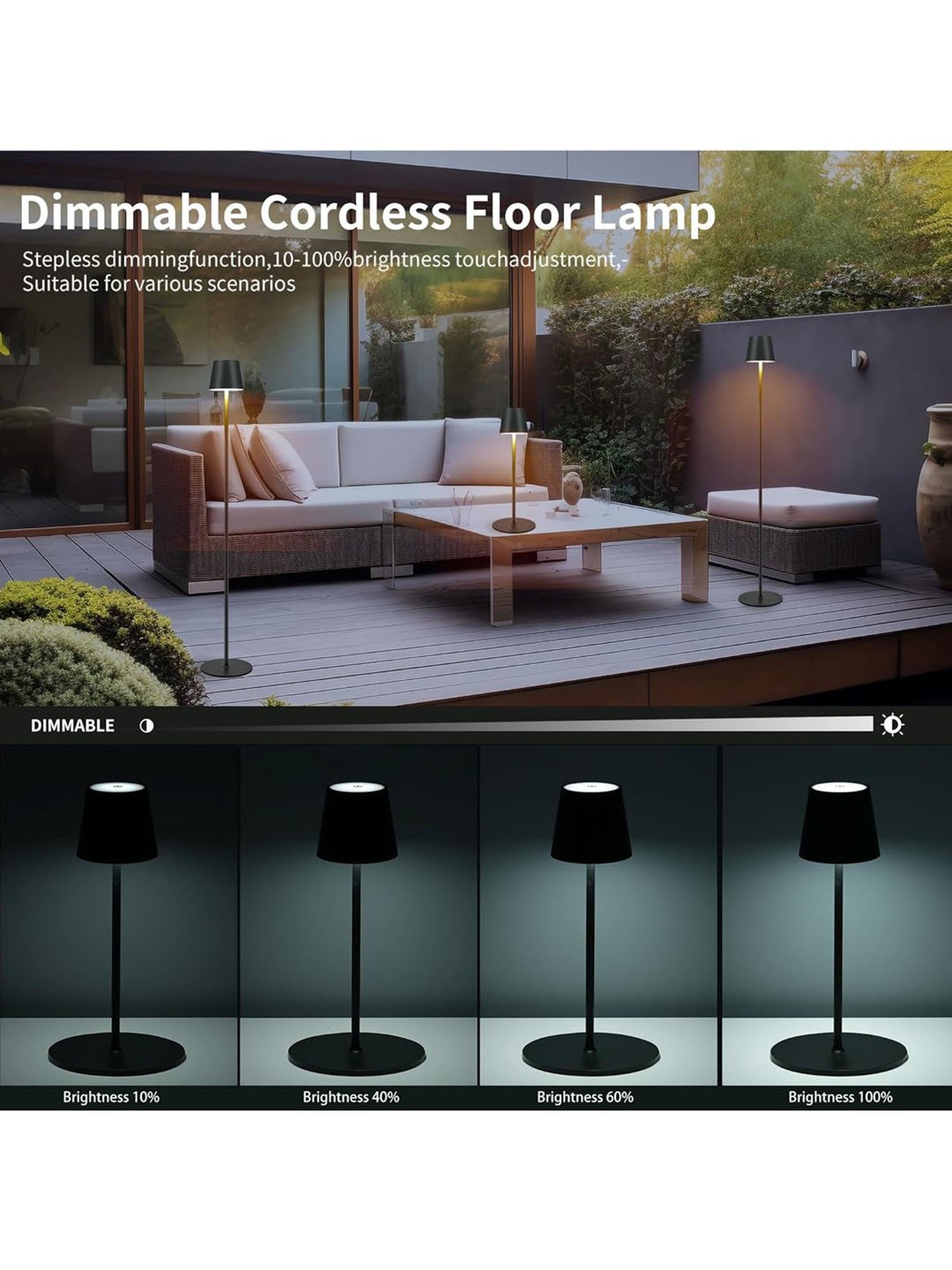 The Artment Black Plastic Abstract Lamp