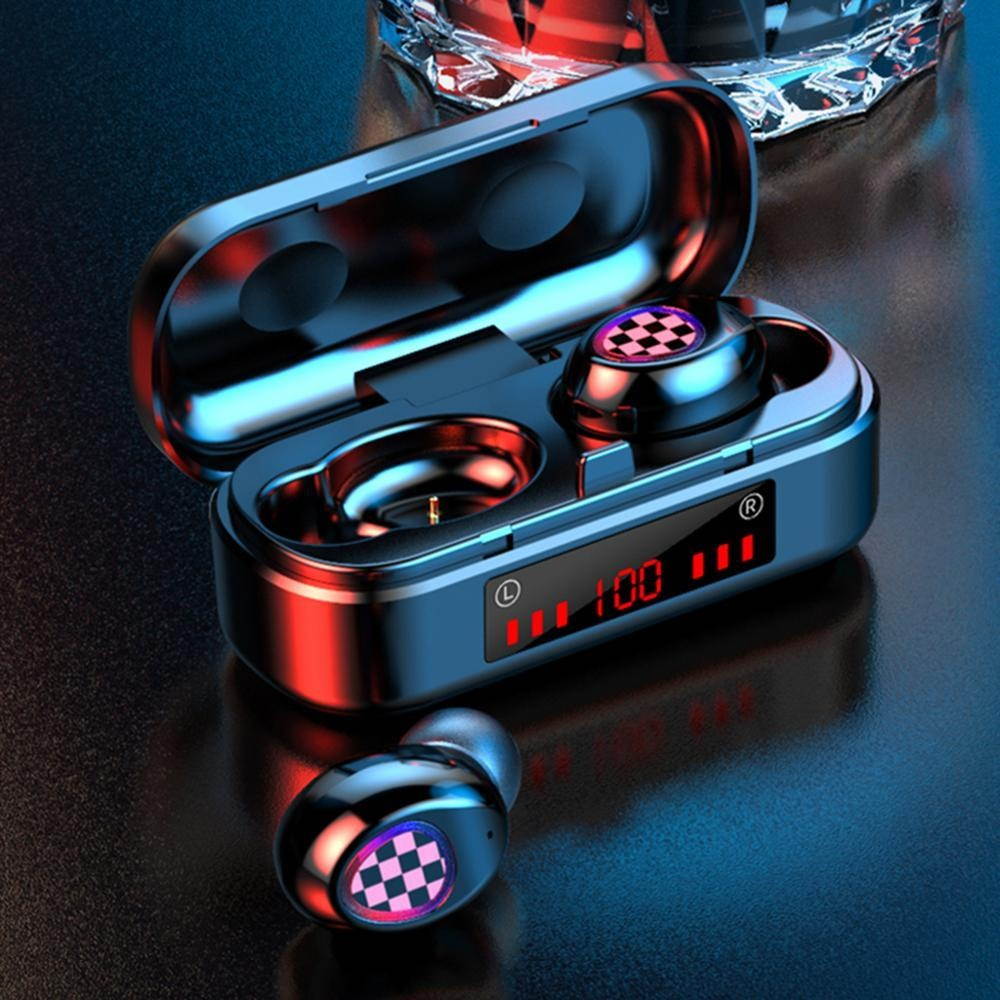 Arrive V7 TWS Bluetooth Headset Wireless Earphone 5.0 Touch Control Waterproof 6D Stereo sport Music Earbuds Charging box
