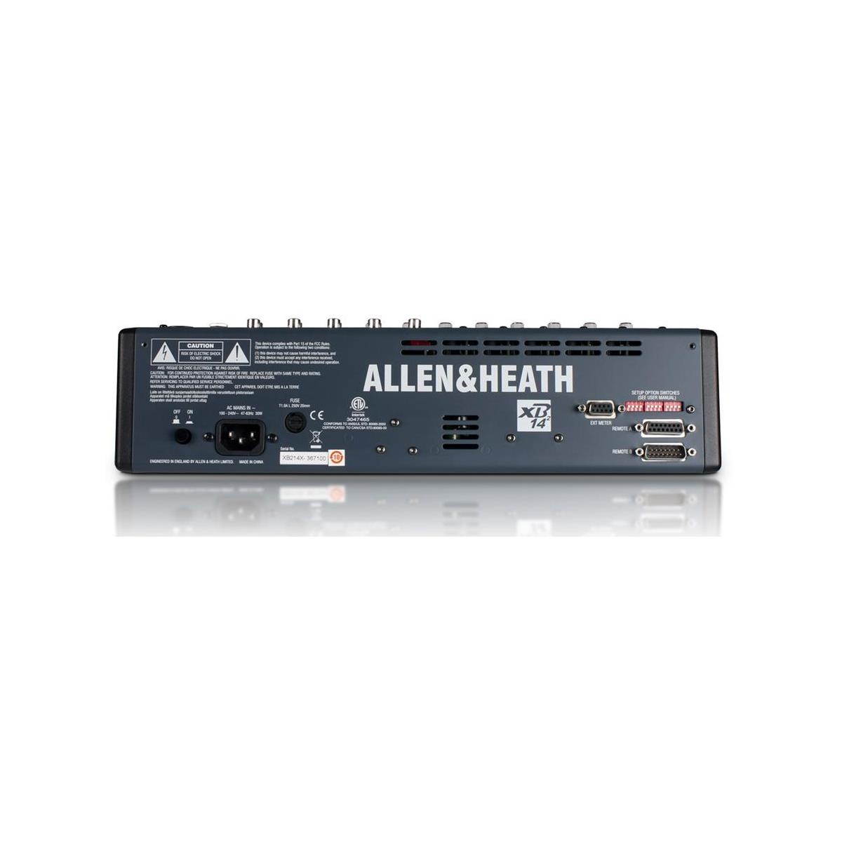 Allen & Heath XB-14 2 Compact Radio Broadcast Mixer #AH-XB-14-2