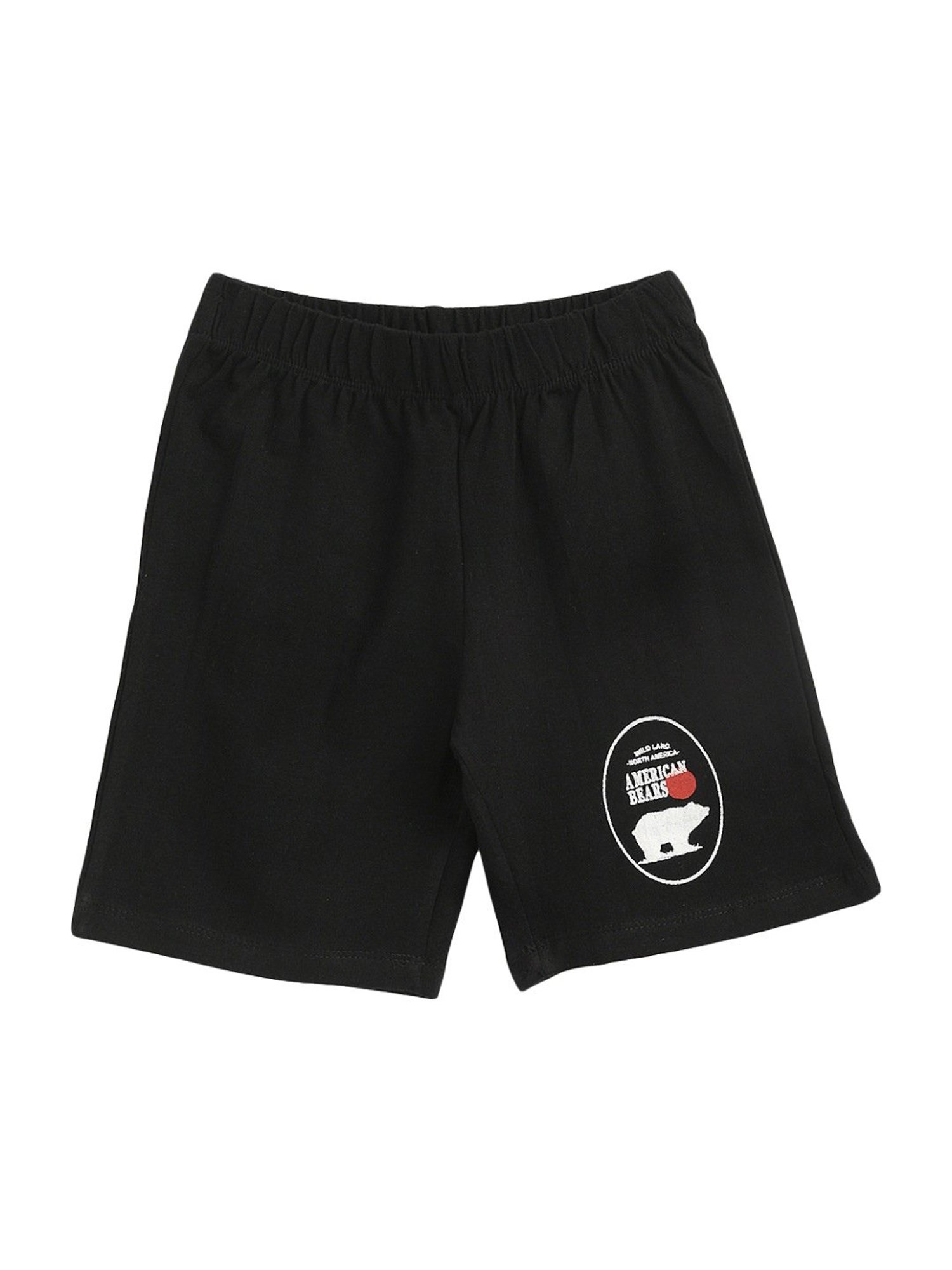 Kids Craft White Cotton Printed T-Shirt & Shorts