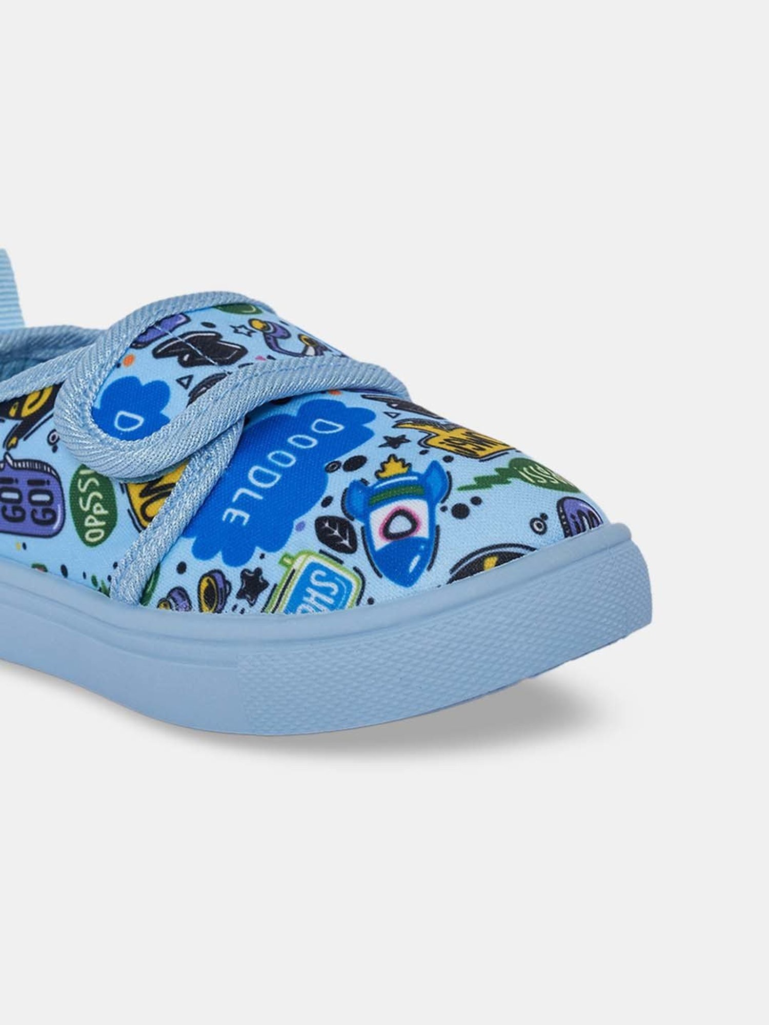 Pantaloons Baby Powder Blue Velcro Shoes