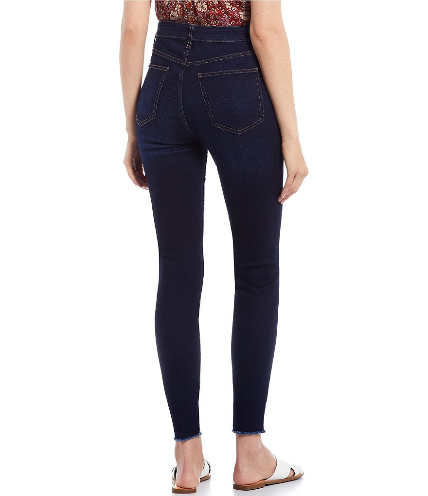 Celebrity Pink High Rise Destructed Knee Skinny Jeans