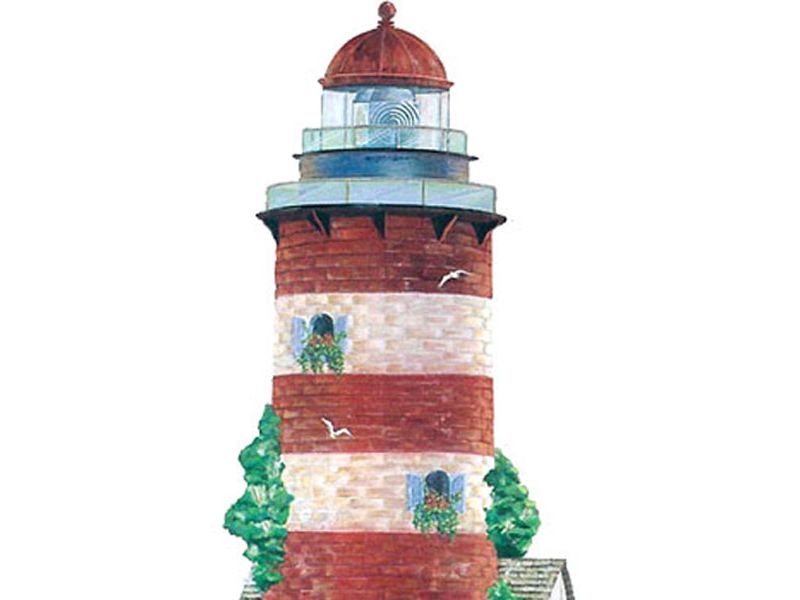 Lighthouse Ocean Light House Large Prepasted Wall Accent - S.A. Maxwell Co...