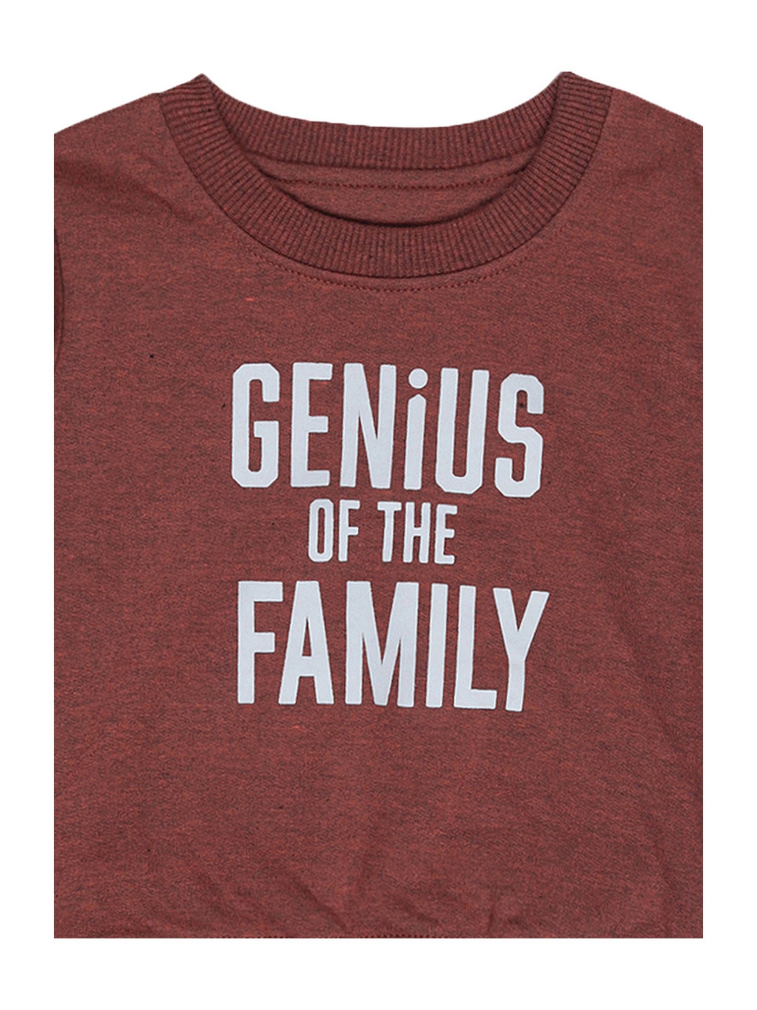 Bodycare Kids Brown Printed Full Sleeves Sweatshirt