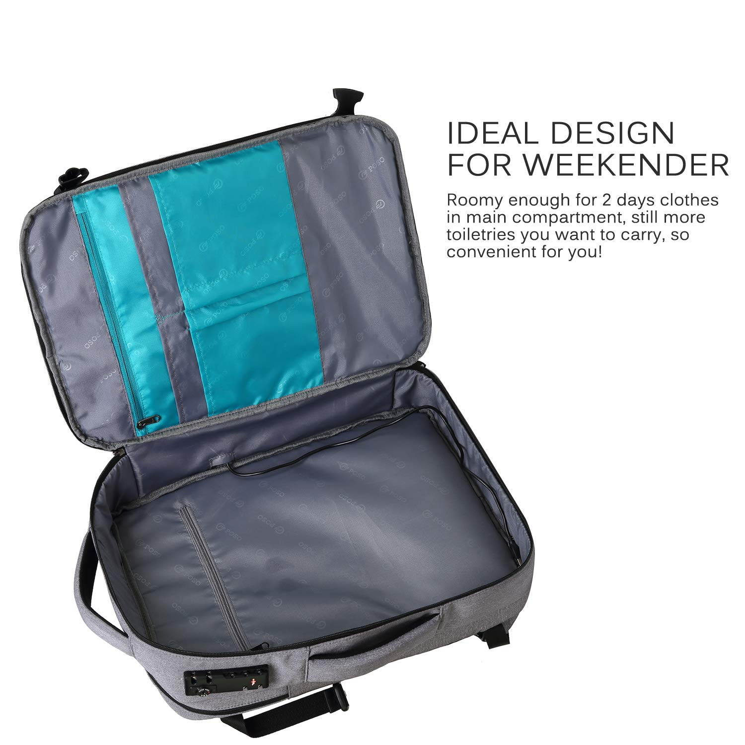 LUOM Laptop Backpack 15.6 Inch Stylish School Computer Backpack Casual Daypack Laptop Bag Water Repellent Nylon Business Bag Tablet with USB Port for Travel/Business/College/Women/Men-Gray