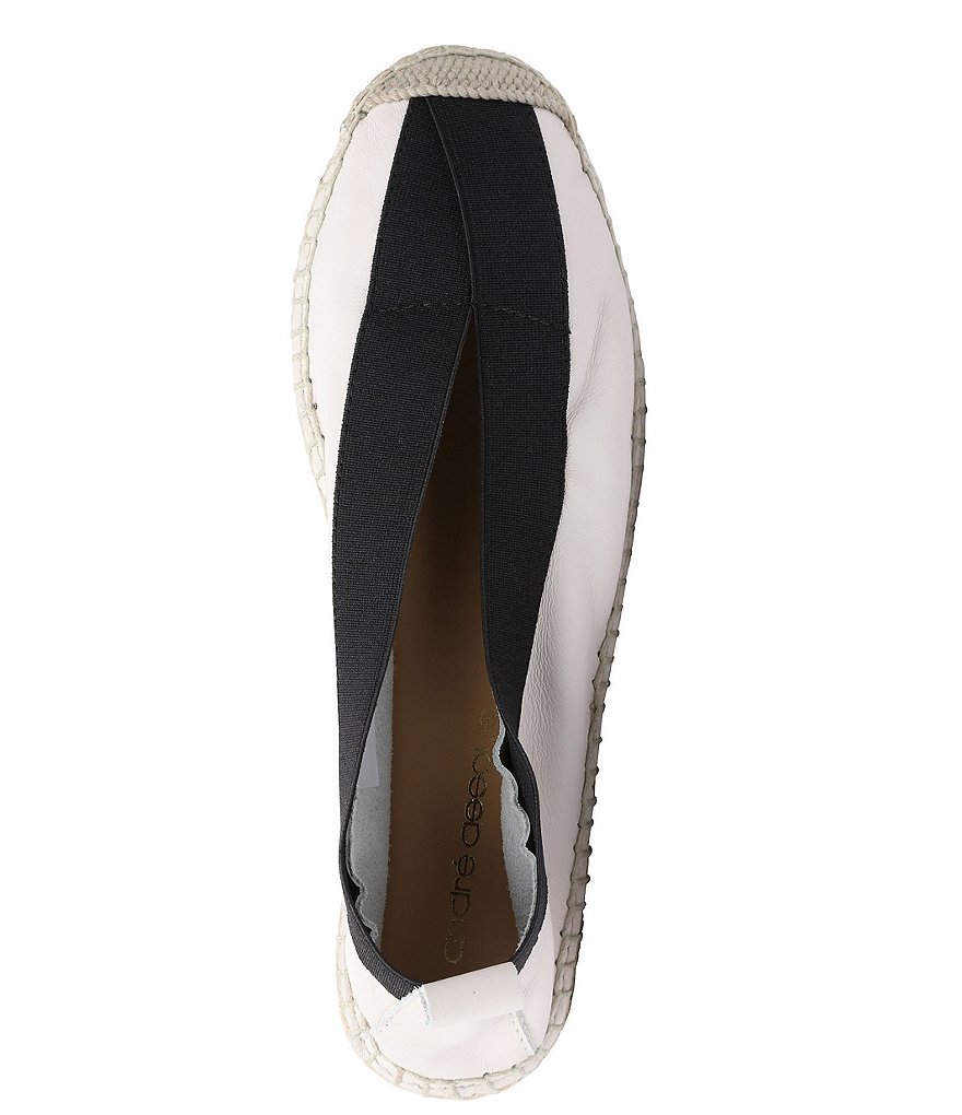 Andre Assous Lulu Leather Slip-On Espadrilles