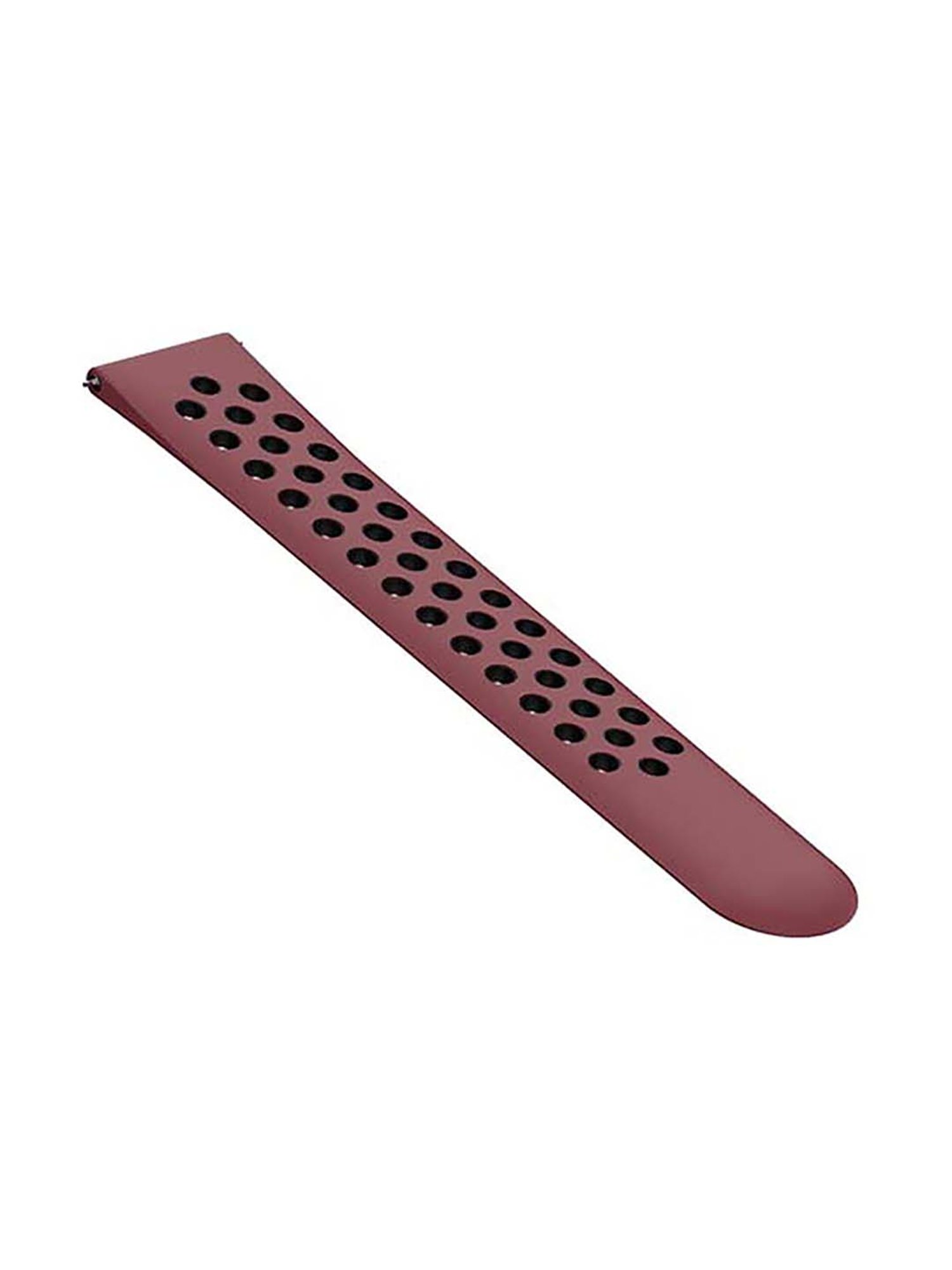 Noise 22 mm (Sport Edition) Double Color Silicone Smartwatch Strap (Wine and Black)