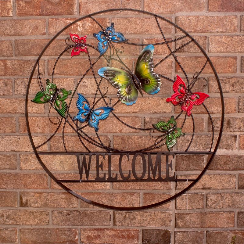24"H Metal Outdoor Wall Art - Backyard Expressions