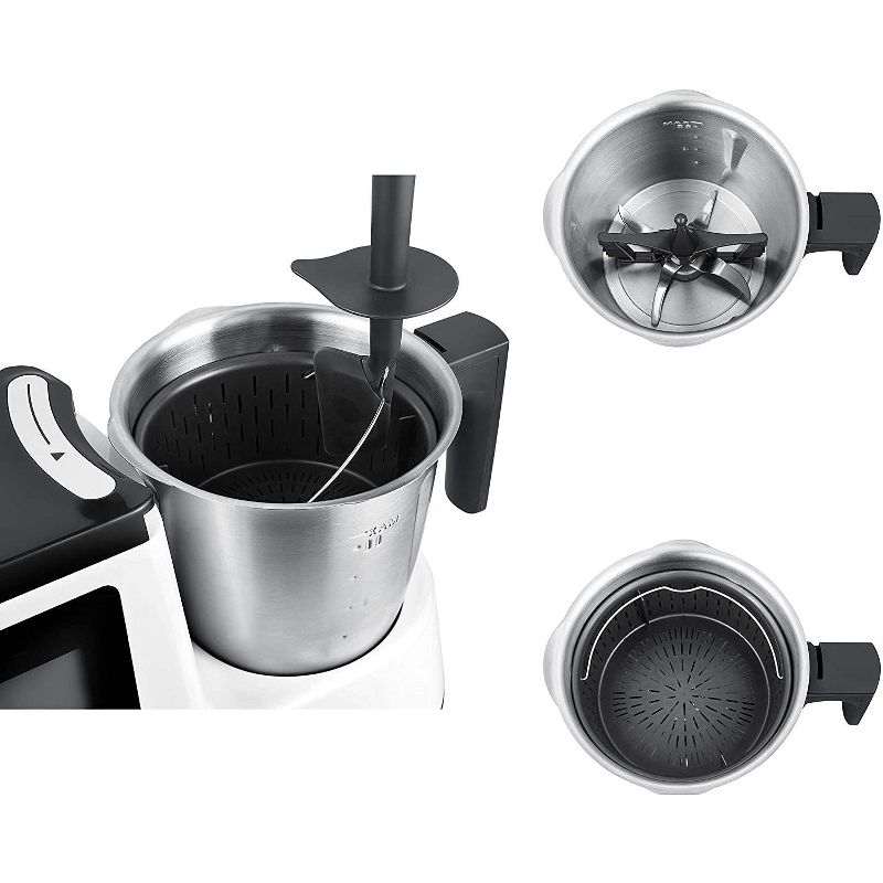 Dartwood All-in-One Multi Cooker, Food Processor and Smart Kitchen Machine for Cooking, Kneading, Blending, Mixing, Steaming, Boiling, Stir Frying