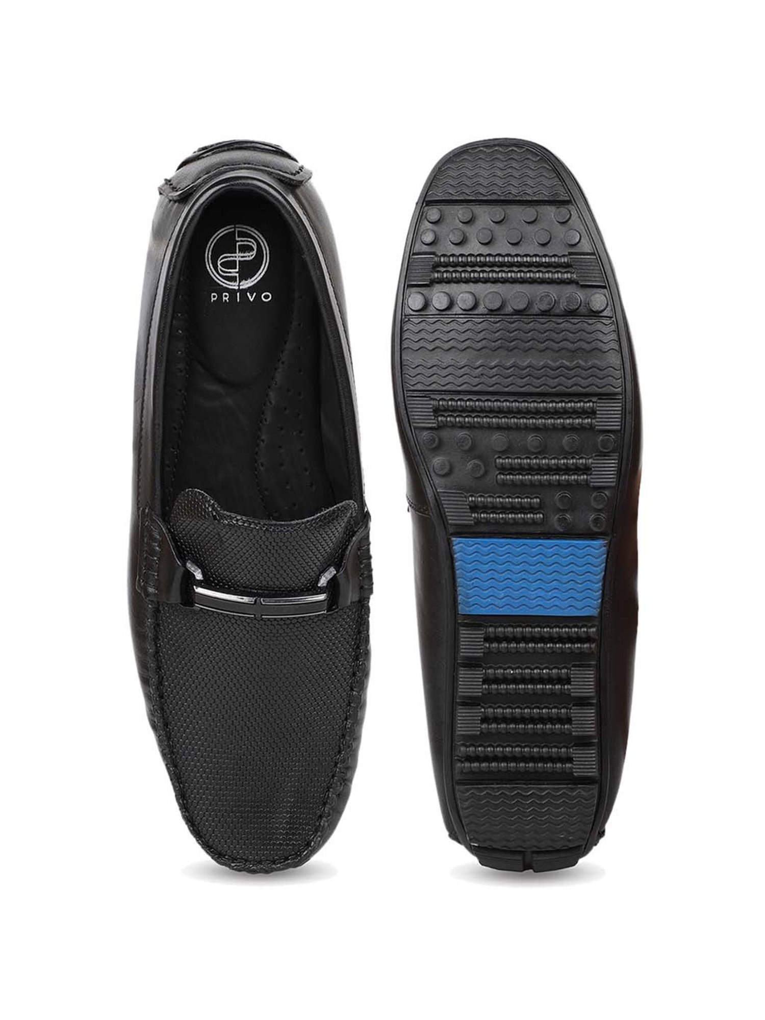 Privo by Inc.5 Men's Black Casual Loafers