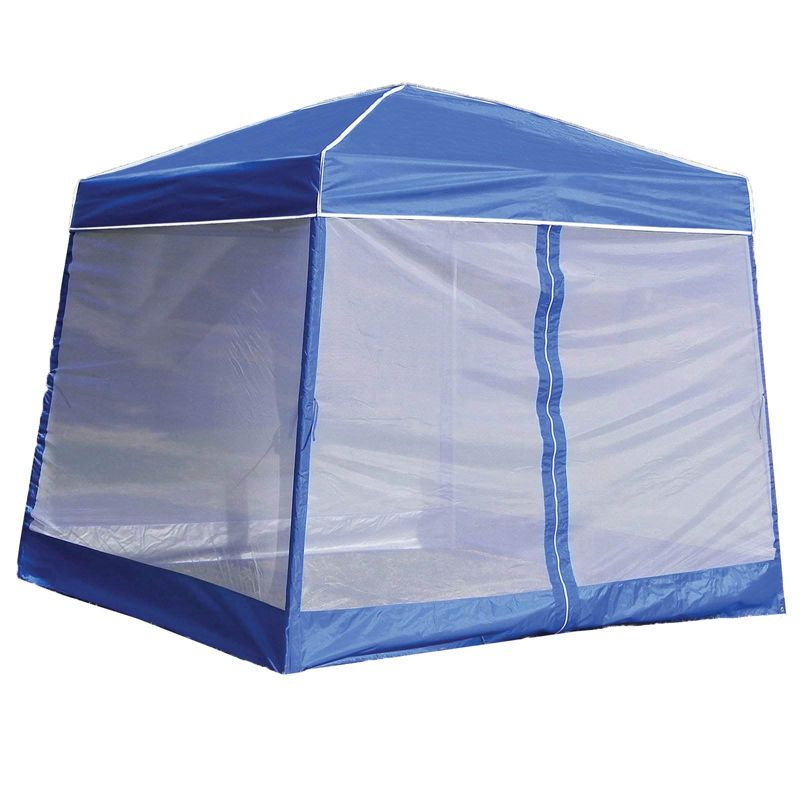 Z-Shade 10' x 10' Horizon Shade Canopy Tent w/ Screen, Stake Kit & Weight Bags