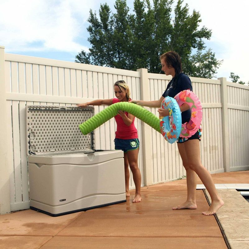 24" 80gal Outdoor Storage Box Beige - Lifetime