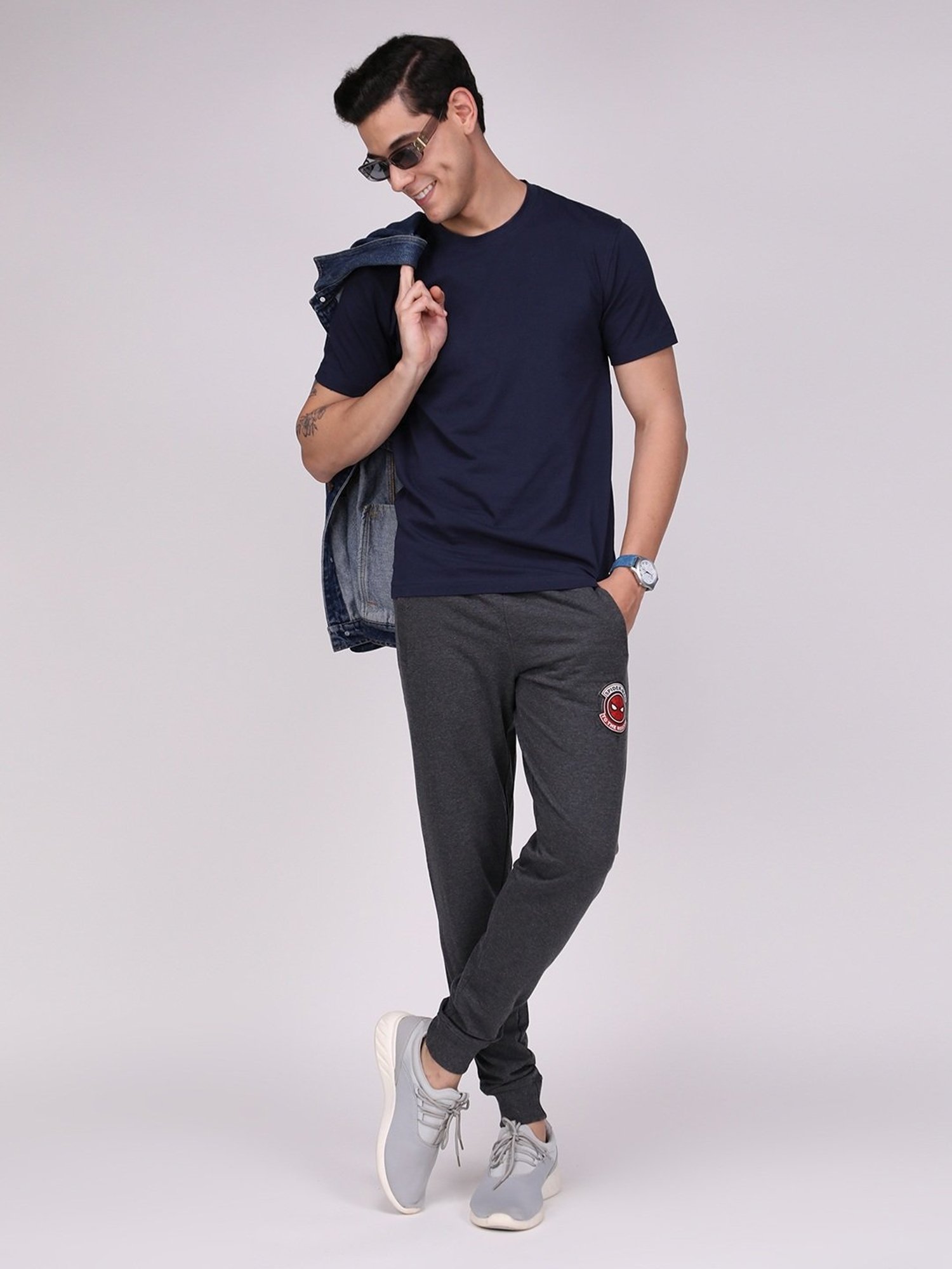 Sporto Dark Denim Slim Fit T-Shirt