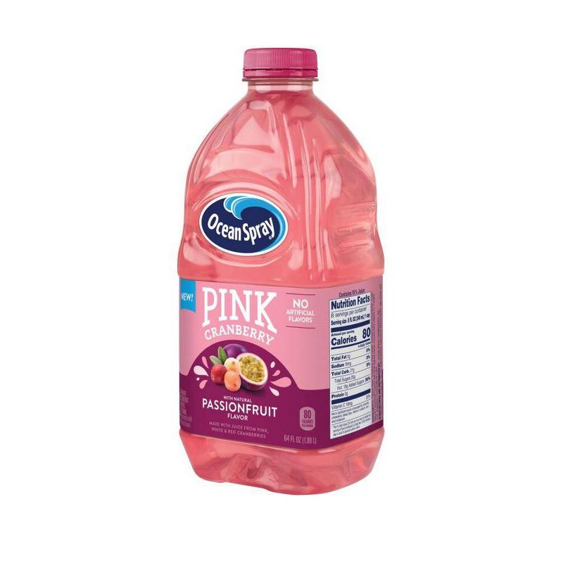 Ocean Spray Pink Cranberry Passionfruit Juice Blend - 64 fl oz Bottle