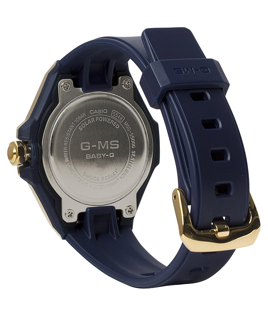 G-Shock BABY-G G-MS Blue Resin Shock Resistant Watch
