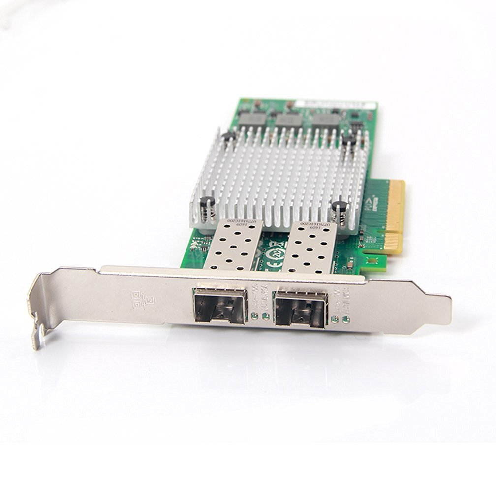 10Gb PCI-E NIC Network Card, with Broadcom BCM57810S Chipset, Dual SFP+ Port, PCI Express Ethernet LAN Adapter Support Windows Server/Windows/Linux/VMware