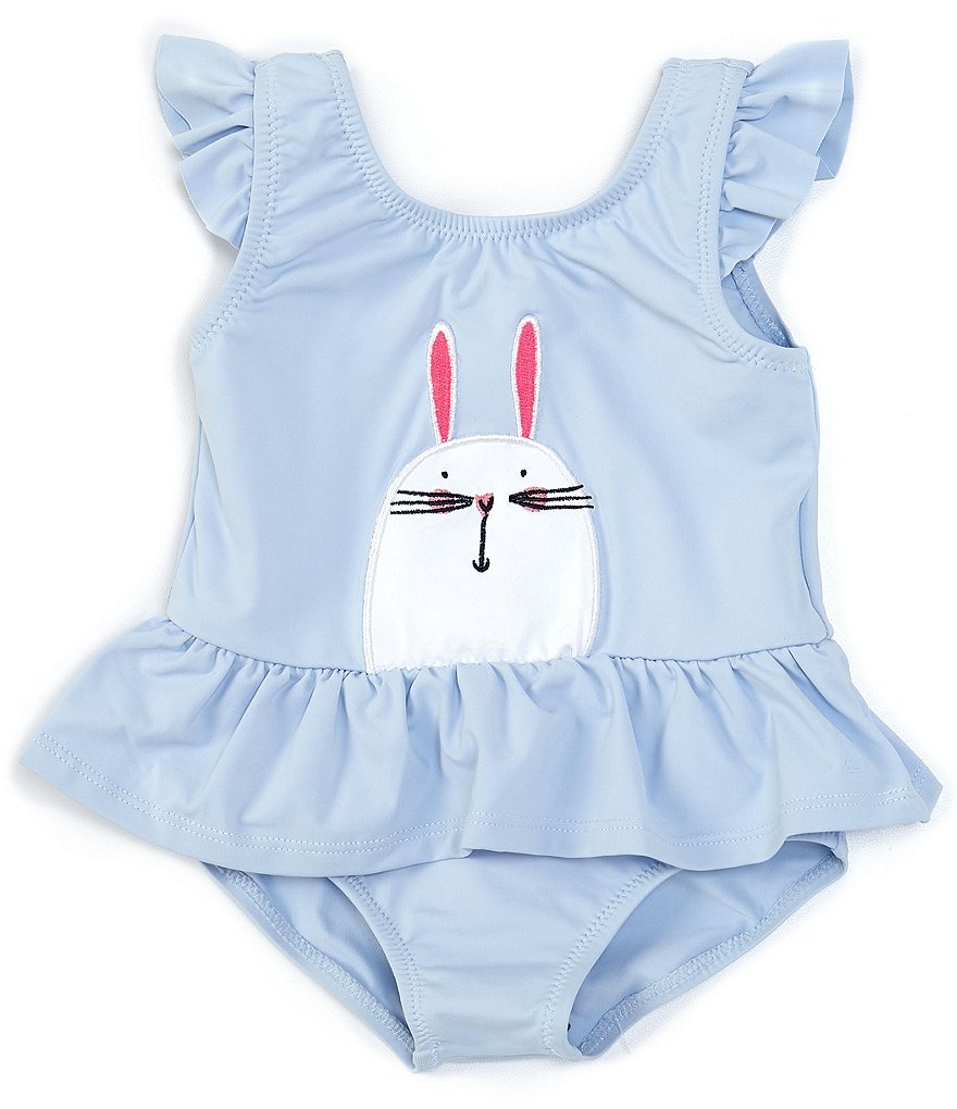 Joules Baby Girls Newborn-24 Months Bunny Skirted One-Piece Swimsuit