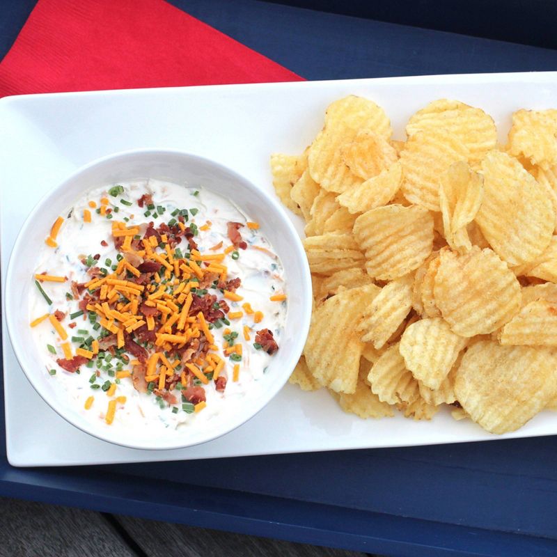 Cape Cod Waves Kettle Cooked White Cheddar & Sour Cream Potato Chips - 7.5oz