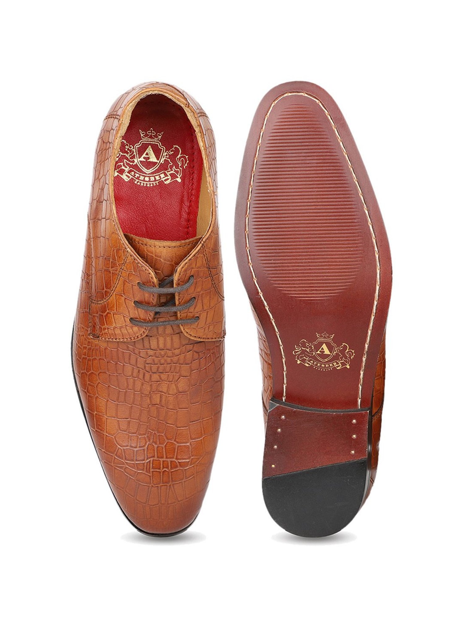 Atesber by Inc.5 Men's Brown Derby Shoes
