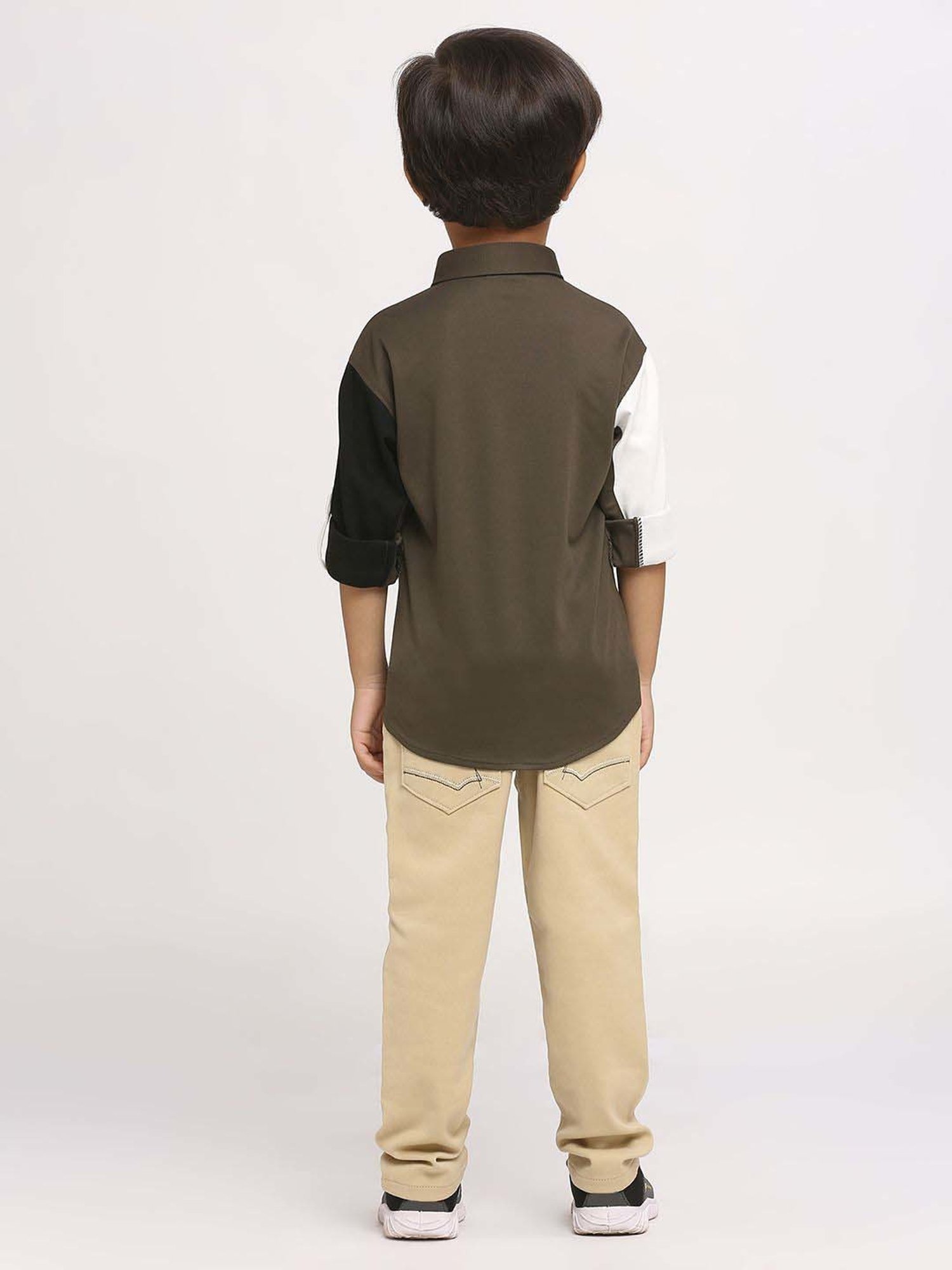 Kids Island Boys Multicolor Printed Full Sleeves Clothing Set