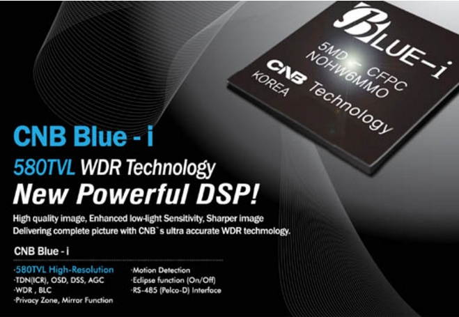 CCTV CNB Blue-i high resolution WDR Box Security Camera low light 3D DNR, 0.0002Lux DSS ICR 12V BBB-20F ( Lens not include )