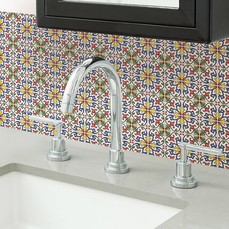 Brewster Tuscan Tile Peel & Stick Wallpaper Backsplash Tiles