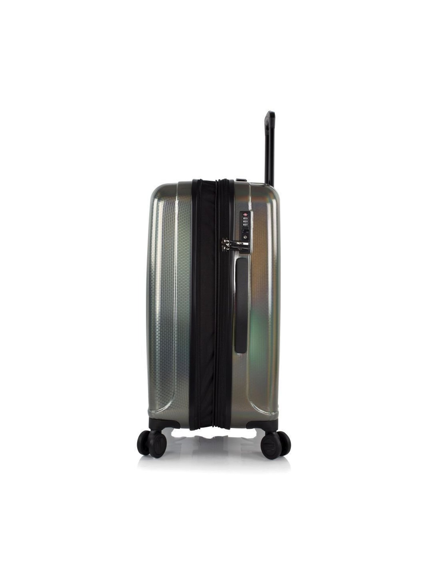 HEYS Astro Charcoal Textured Hard Medium Trolley Bag -26 cm