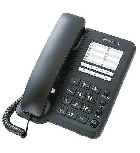 Cortelco ITT-2933-BK Single Line Economy Phone - Black
