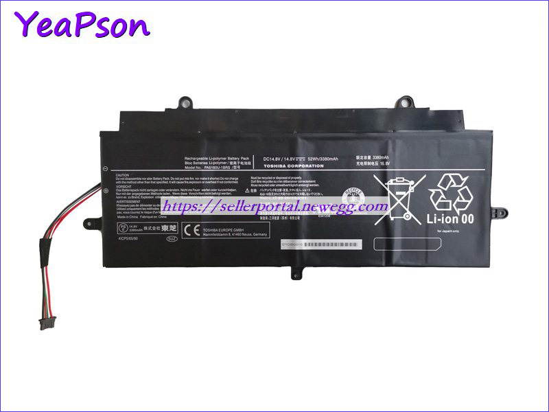 14.8V 3380mAh PA5160U-1BRS Laptop Battery For Toshiba KIRA-10D KIRA-AT01S KIRA-101 Notebook computer