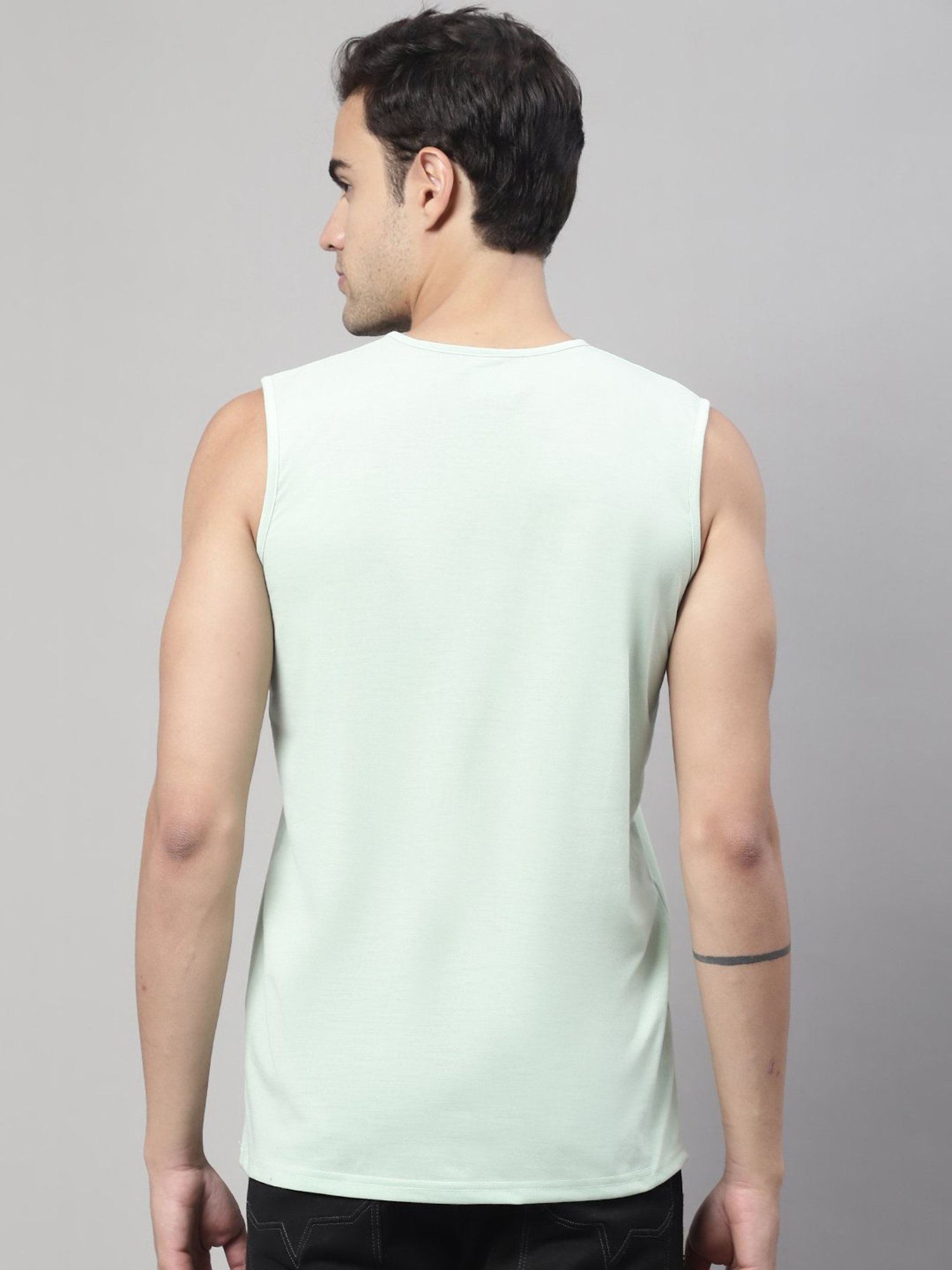 Vimal Jonney Multicolor Regular Fit Sleeveless Lounge T-Shirt - Pack of 3