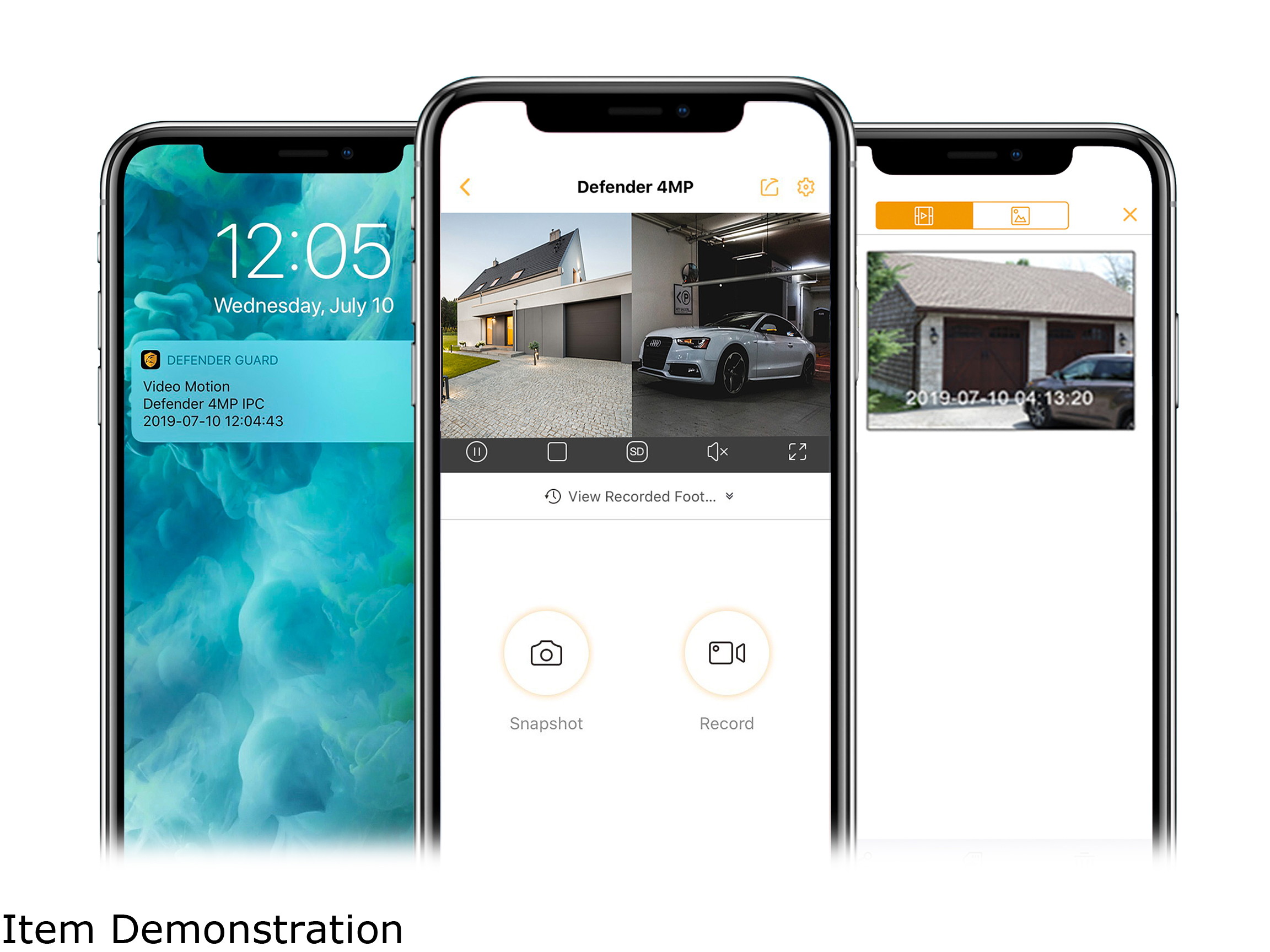 Defender Security Guard 4 Megapixel (2K) Resolution Wi-Fi IP Camera with Mobile Viewing, Audio Recording and No Monthly Fees