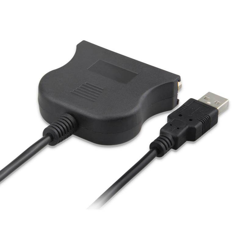 axGear USB to Parallel Female Converter Adapter DB25 IEEE 1284 Cable Cord