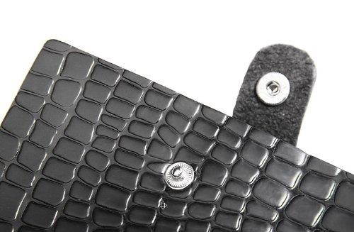 Leather Credit Card Organizer Wallet, Id Case Wallet, Black