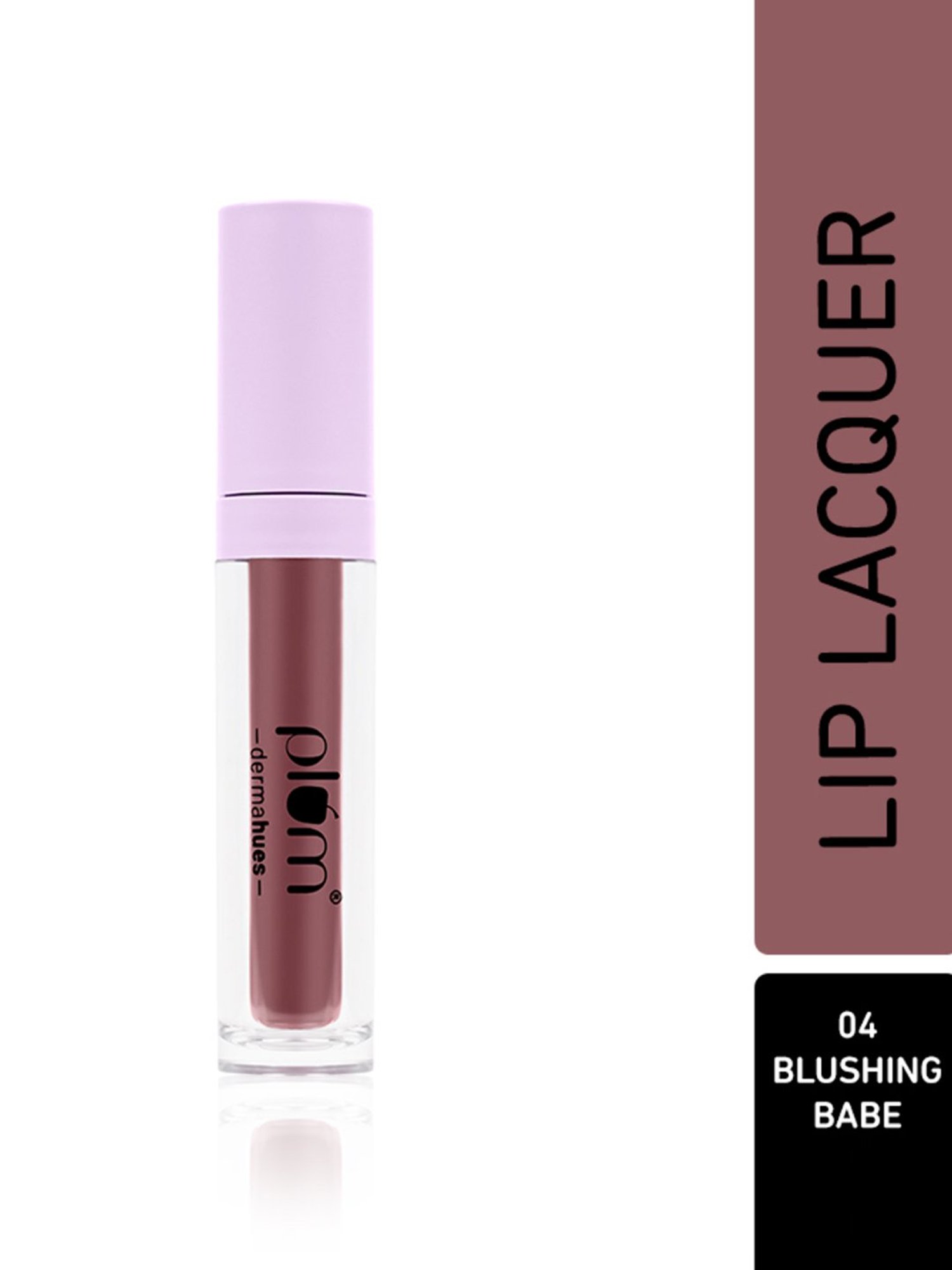 Plum Glassy Glaze Lip Lacquer 04 Blushing Babe - 4.5 ml