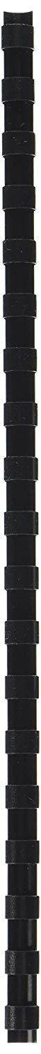 Sparco Plastic Binding Spines, 5/16 Inches, 40 Sheet Capacity, 100 per Box, BK (SPR18004)