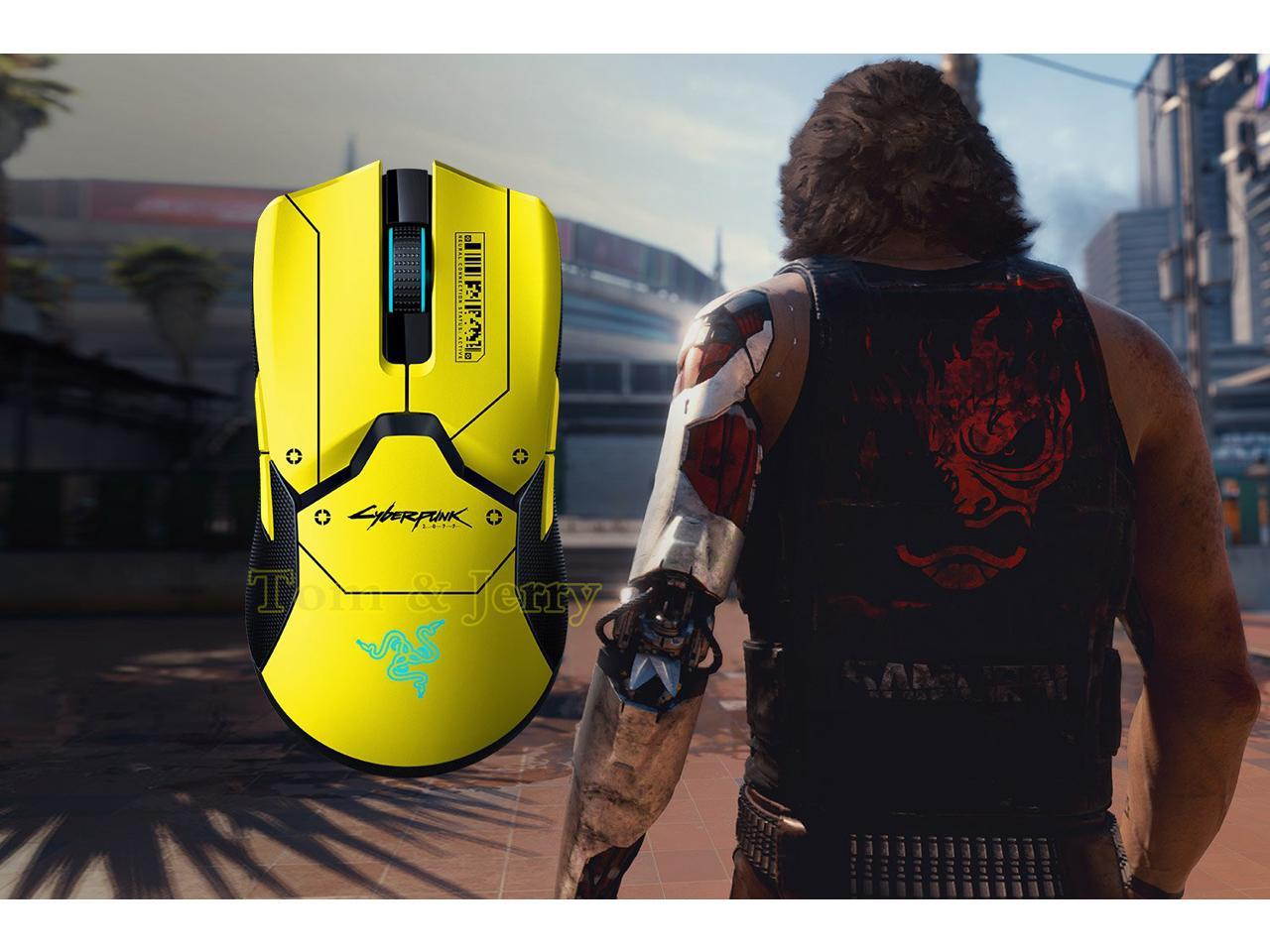 Razer Viper Ultimate with Charging Dock - Cyberpunk 2077 Edition Ambidextrous Gaming Mouse with Razer HyperSpeed Wireless