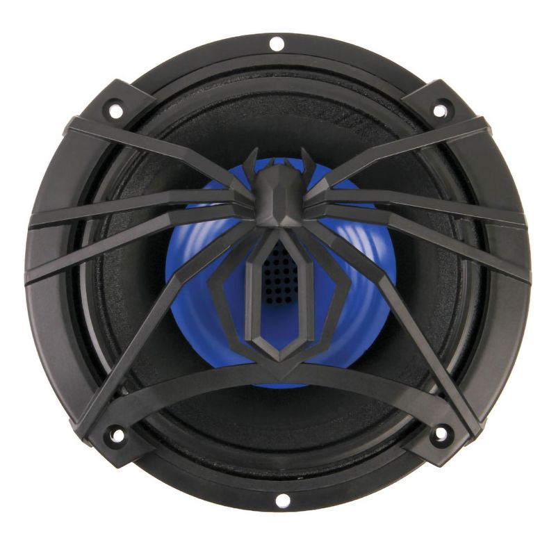 Soundstream SM2.650 6.5 Inch 2 Way 250 Watt Pro Audio Low Distortion Midrange Speaker Pair for Car Truck Vehicle Sound System, Black/Blue (Pair)