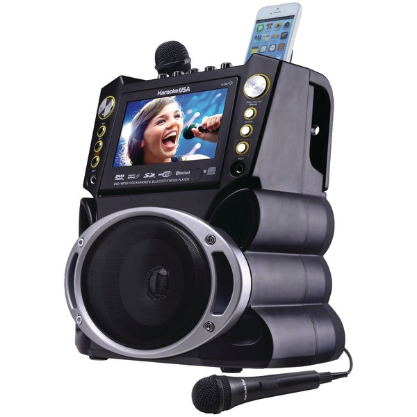 Karaoke USA 7 in. DVD & Bluetooth Karaoke Machine ( GF844)