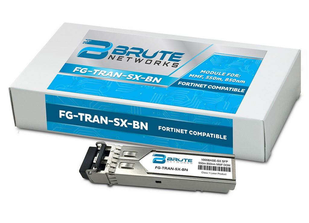 Fortinet FG-TRAN-SX - 1000BASE-SX 550m MMF 850nm SFP (100% Compatible)
